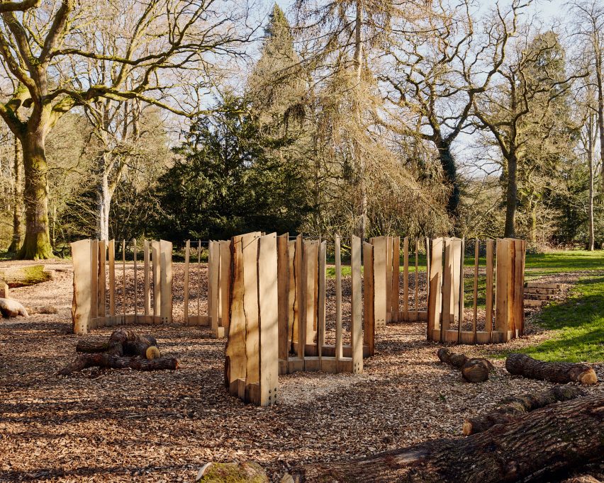 Silk Wood Playscape at Westonbirt Arboretum by Pearce+, Invisible Studio and Lean Structures