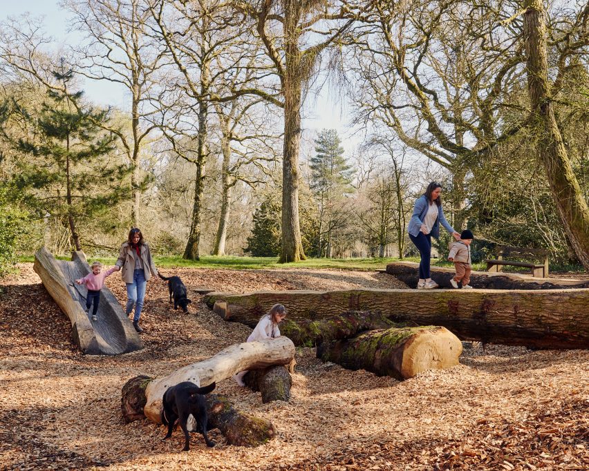 Silk Wood Playscape at Westonbirt Arboretum by Pearce+, Invisible Studio and Lean Structures