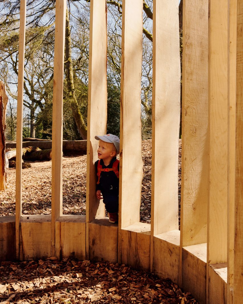 Silk Wood Playscape at Westonbirt Arboretum by Pearce+, Invisible Studio and Lean Structures