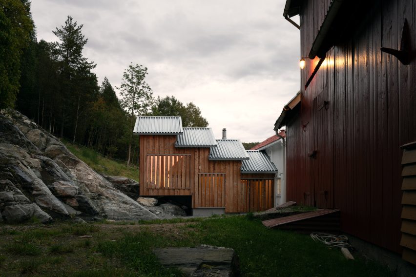 Smallholding at Nesjestranda extension by Rever & Drafe