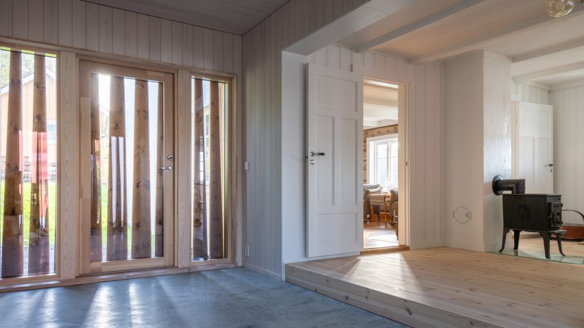 Smallholding at Nesjestranda extension by Rever & Drafe