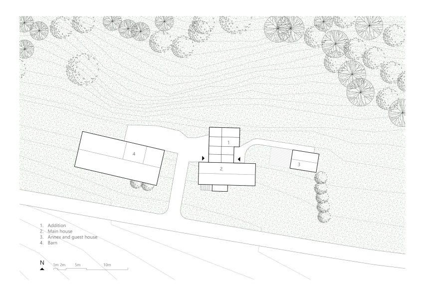 Site plan of Smallholding at Nesjestranda by Rever & Drafe