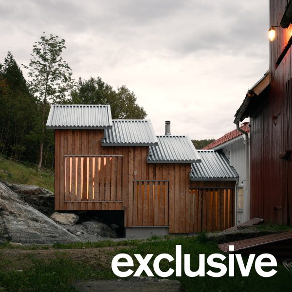 Stepped wooden buildings