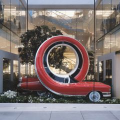 Dior window displays by Alex Chinneck