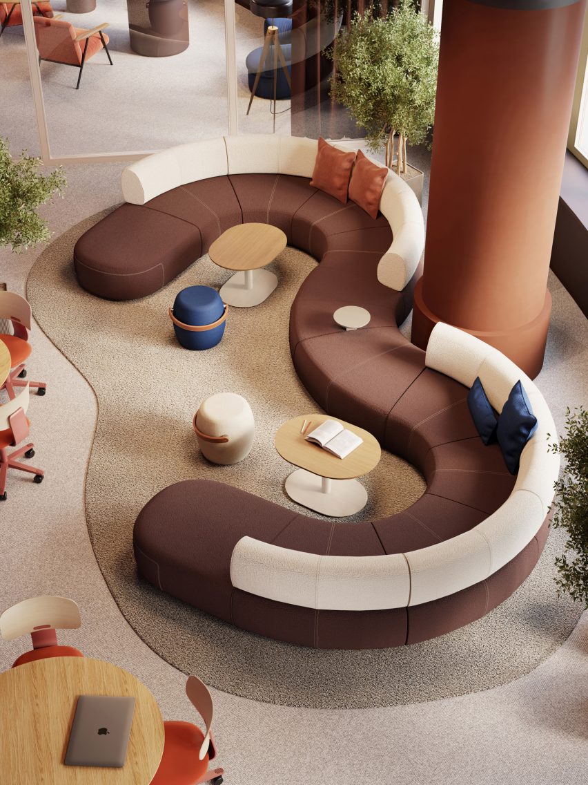 Terrain modular seating by Webb for Connection