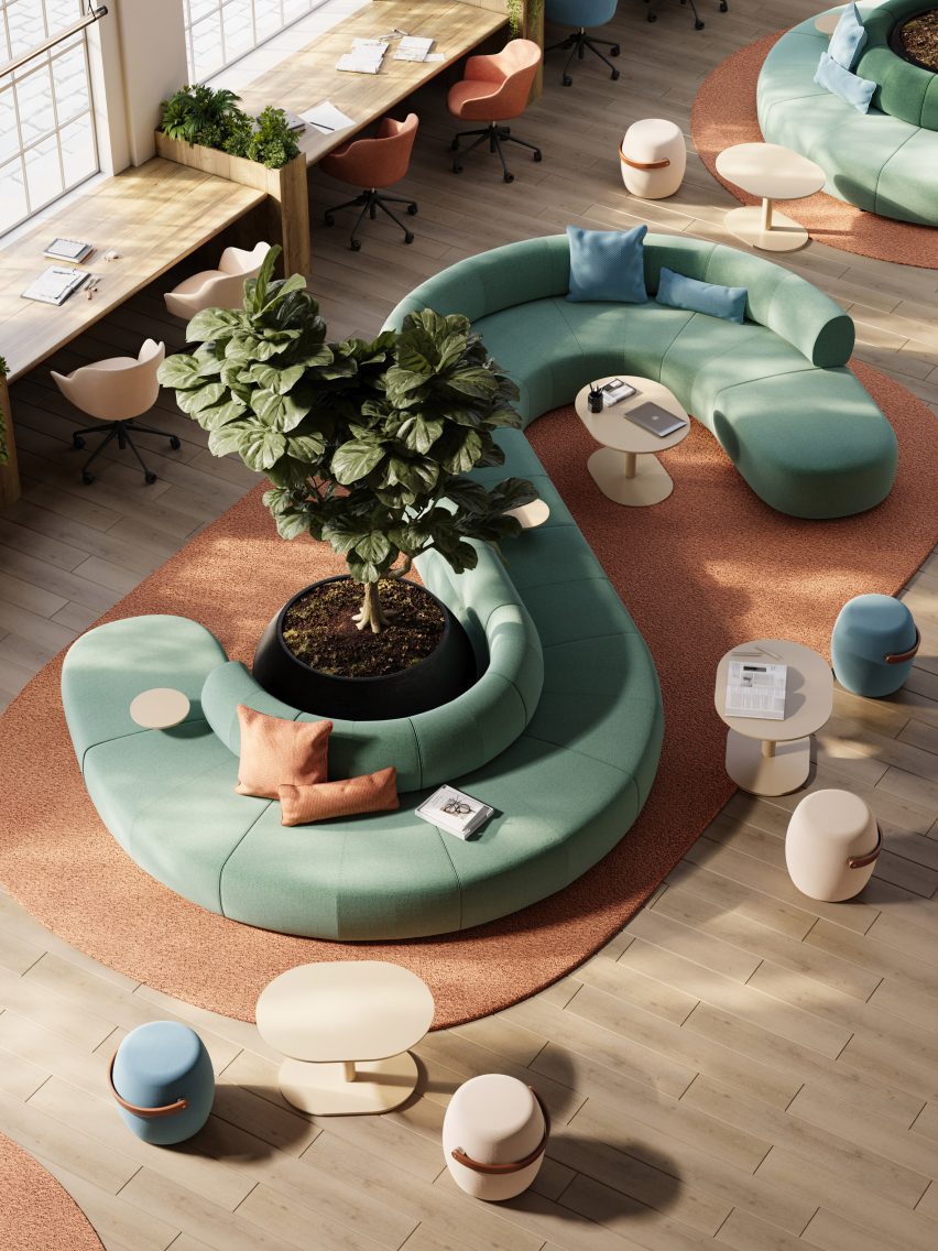 Terrain modular seating by Webb for Connection