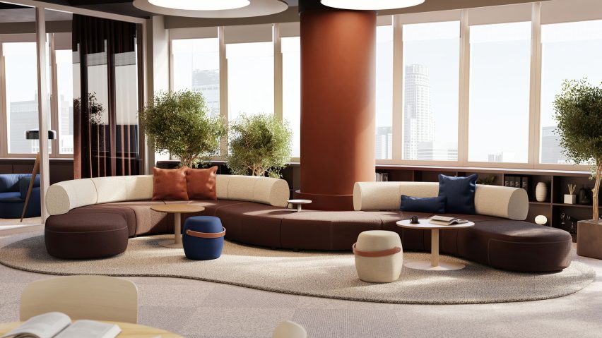 Terrain modular seating by Webb for Connection