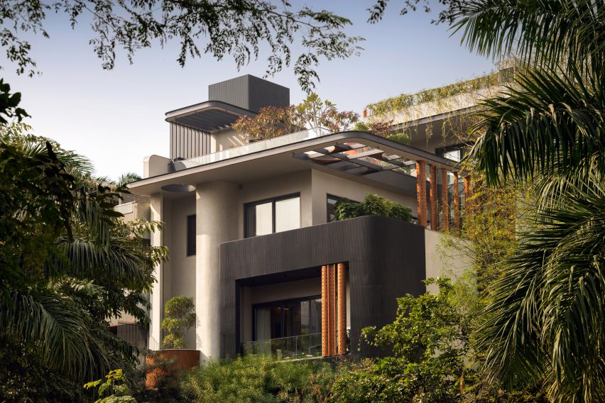 Exterior view of The Art House New Delhi by Spaces Architects @KA