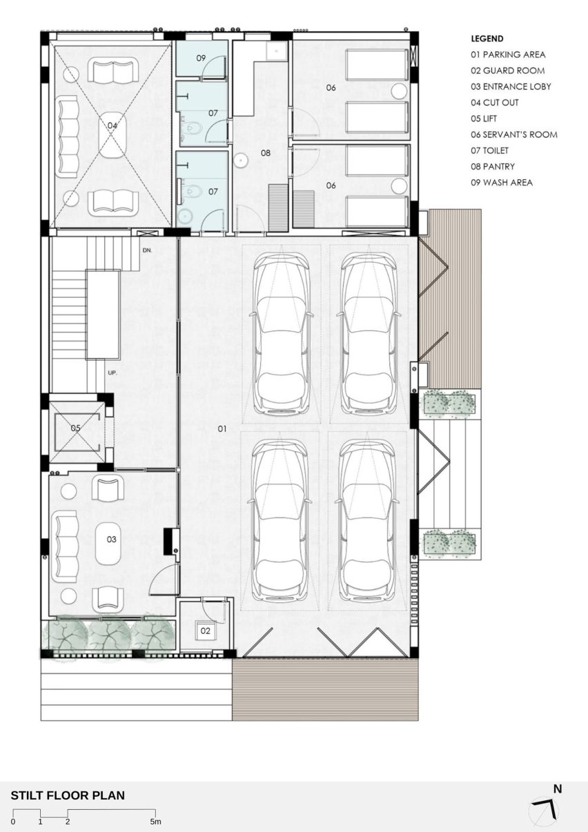 Plans of The Art House New Delhi by Spaces Architects @KA
