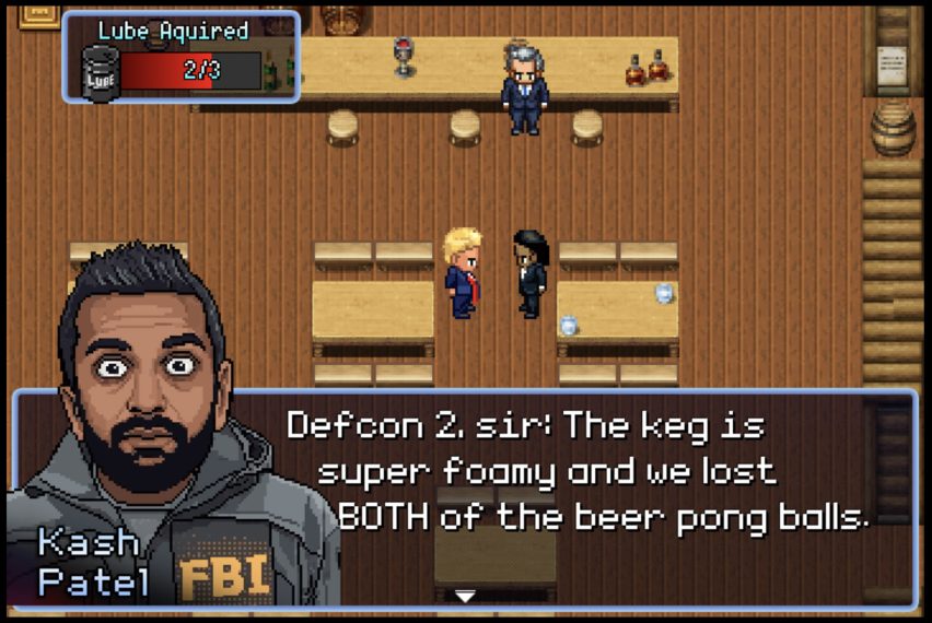 Kash Patel in video game
