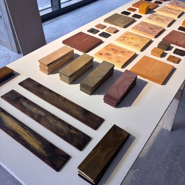 Food-stained wood