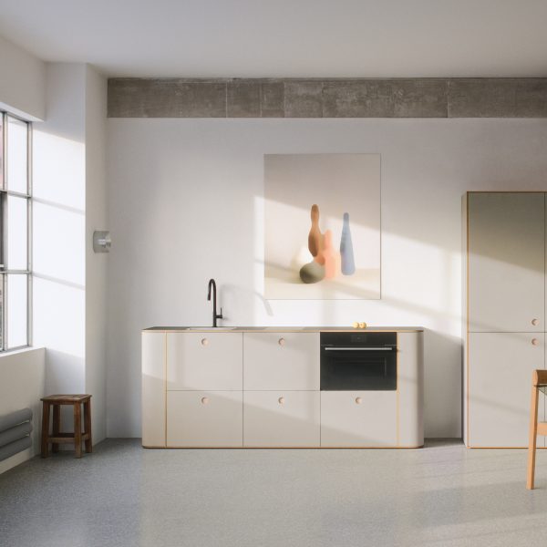 Tiny Kitchen Green Line by Neuvermoebelt