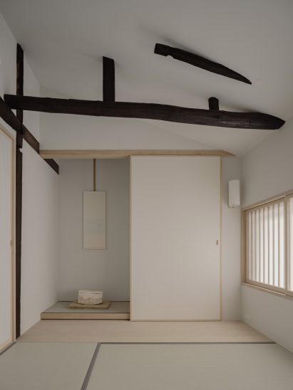White space in Kyoto rental home