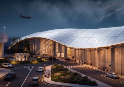 The Kansas City Con-Trail Private Hangar and Offices by Bianca Mojica and Sally Schaeffler