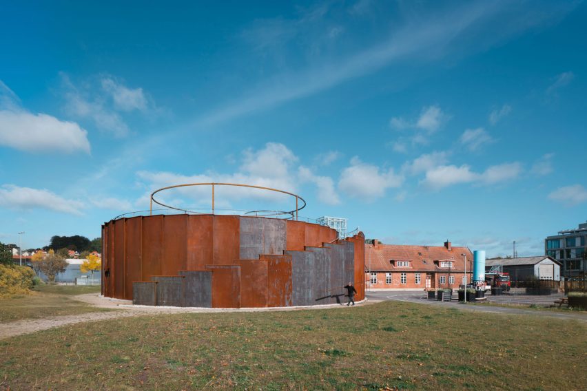 Pumping station by Ginneruparkitekter
