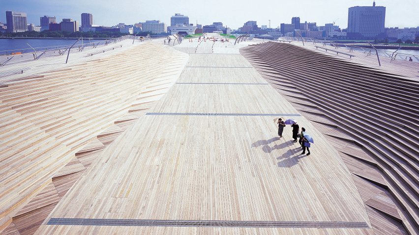 Yokohama International Port Terminal designed by Foreign Office Architects