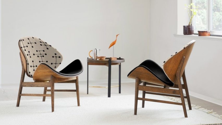 Photo of wooden chairs and side table by Warm Nordic