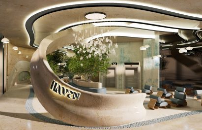 Render of a mental health clinic