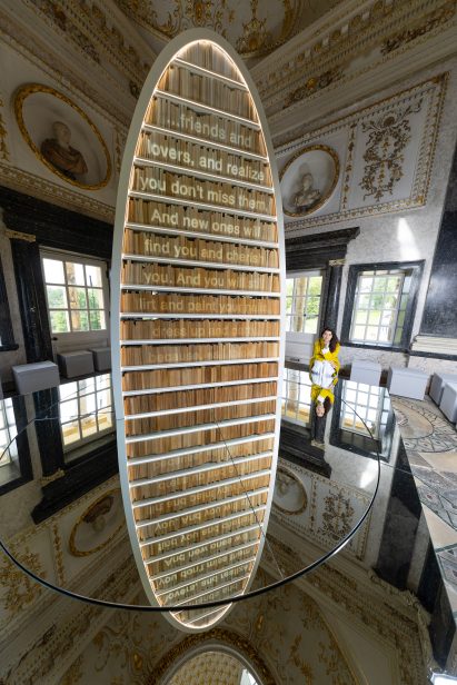 Photo of the Library of the Four Winds by Es Devlin
