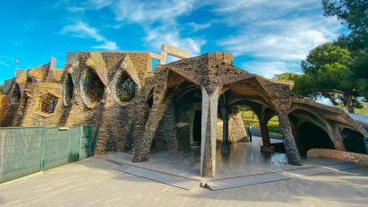 Exterior of Church of Colònia Güell