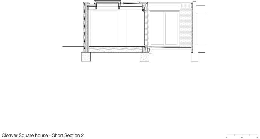 IBLA Walled Courtyard Short Section