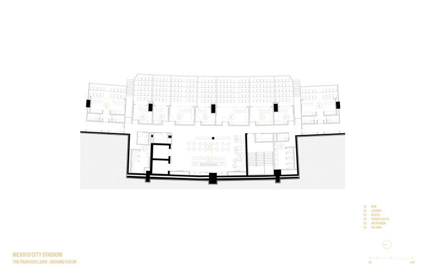 Azteca Stadium interior plans