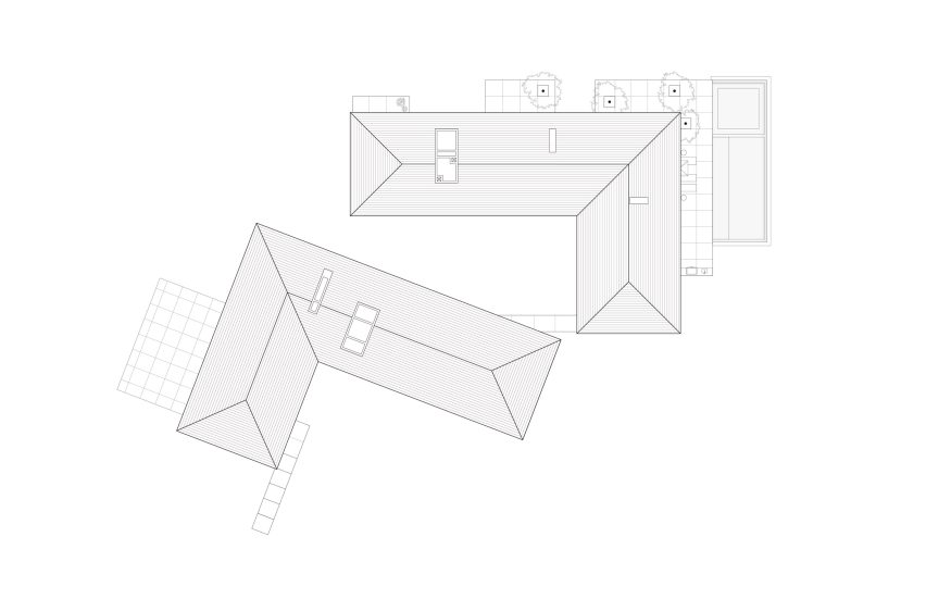 Casa en Palmilla by Estudio Ignacio Urquiza Ana Paula de Alba roof plan