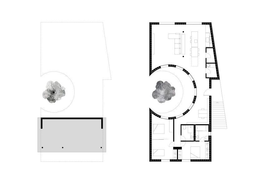 Floor plan of Cecebre House by Sinaldaba