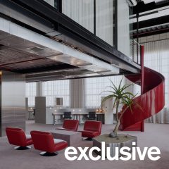 Retrofuturistic office by Charlap Hyman & Herrero