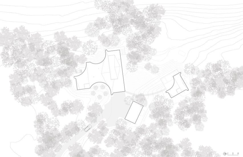 Site plan of Chatham Residence by Desai Chia