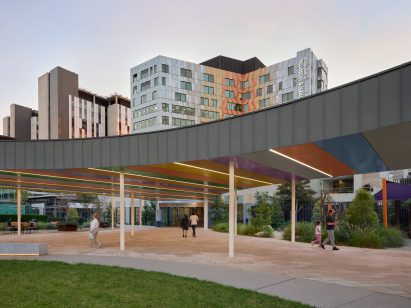 Billard Leece Partnership Children’s Hospital Sydney entry canopy