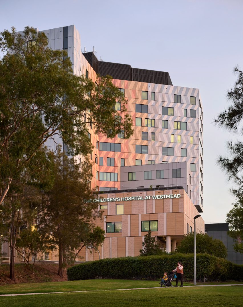 Billard Leece Partnership Children’s Hospital Sydney geometric facade