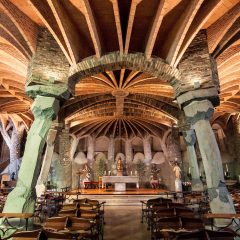 Inside Gaudí's Crypt