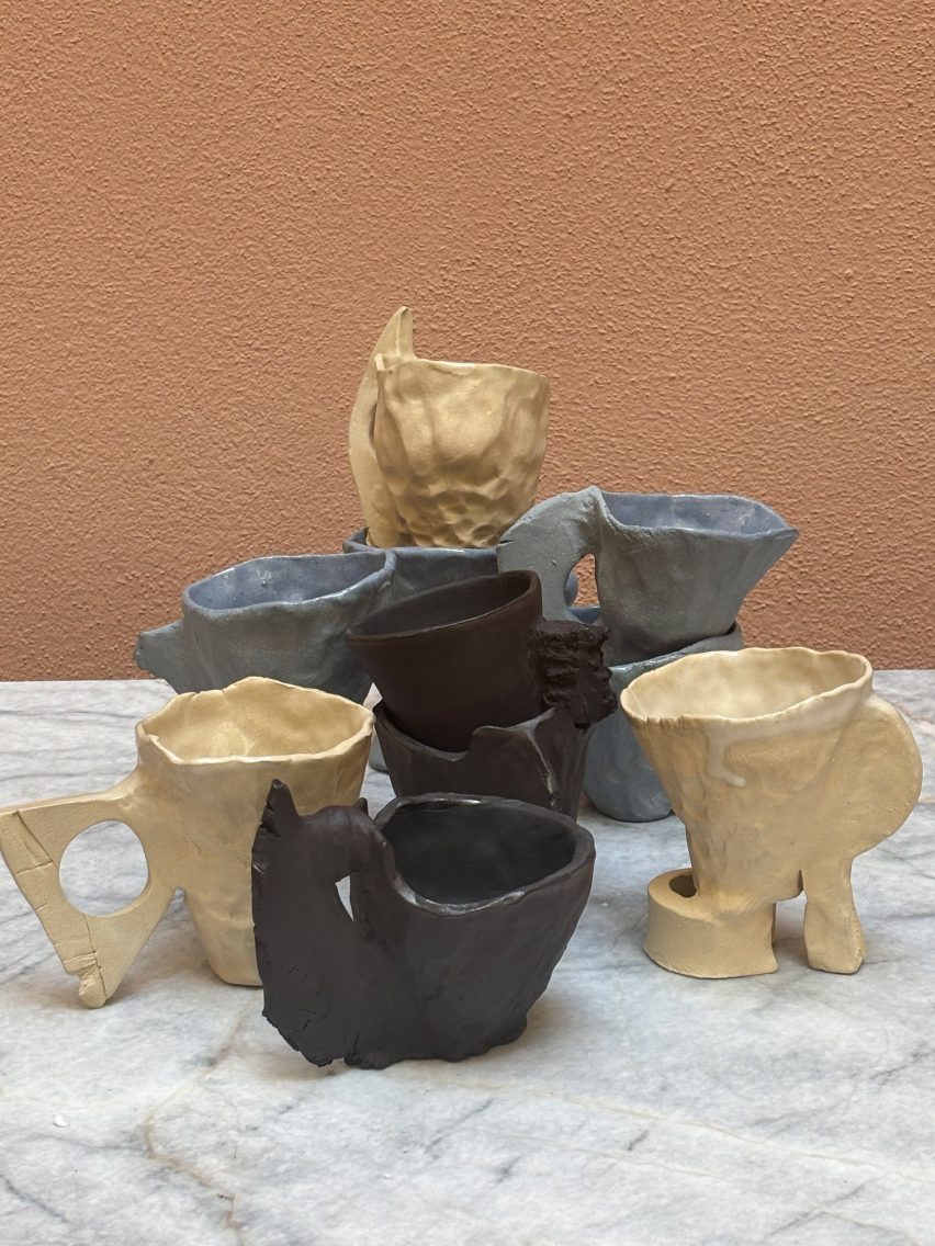 These unfinished-looking pieces are by Georgian designer Ia Kutateladze