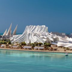 Abu Dhabi arts centre by Frank Gehry