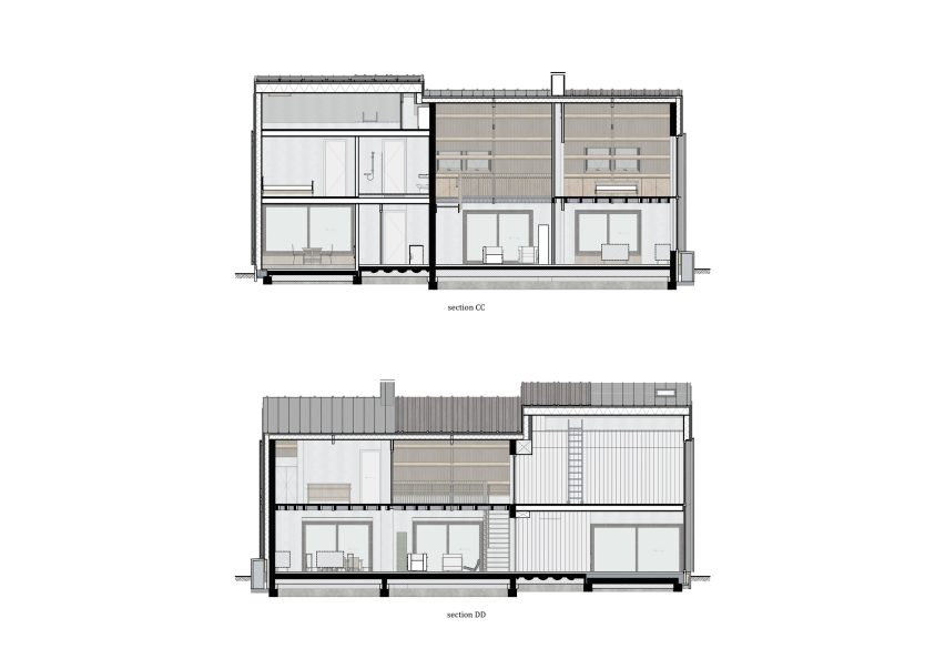 Section of Longhouse Farm by Bastiaan Jongerius Architecten