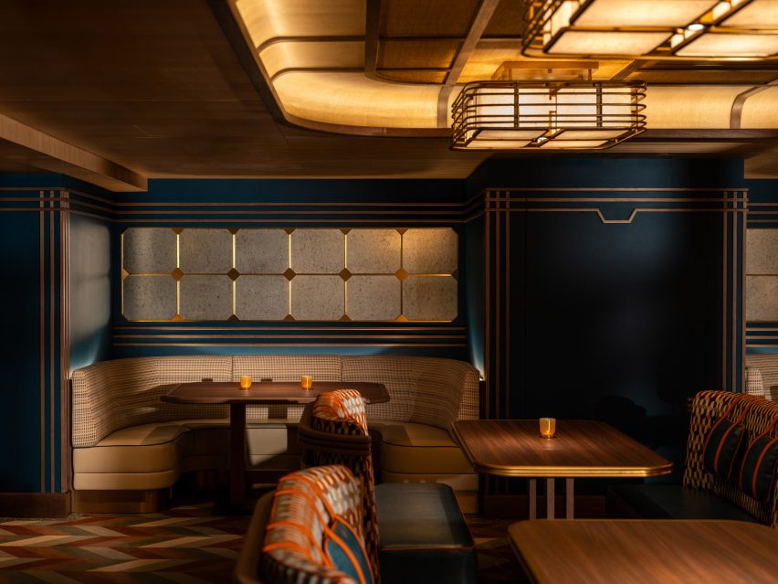 Genso restaurant at Hong Kong's Sha Tin Racecourse, designed by Joyce Wang Studio