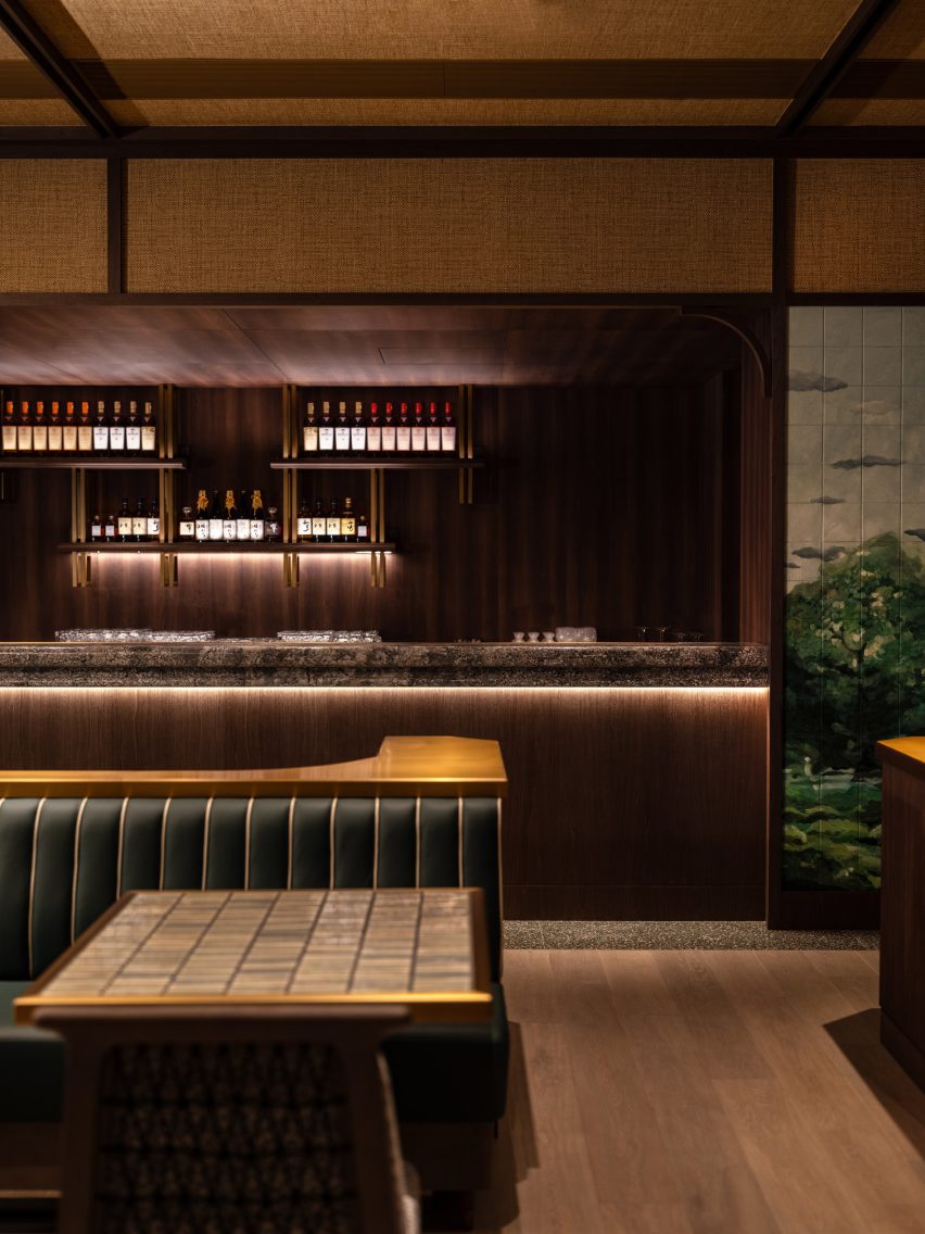 Genso restaurant at Hong Kong's Sha Tin Racecourse, designed by Joyce Wang Studio
