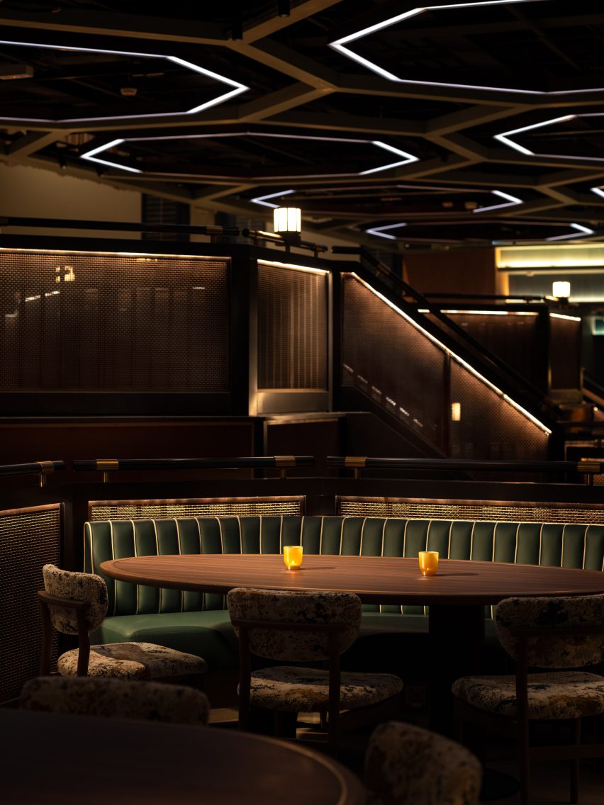 Genso restaurant at Hong Kong's Sha Tin Racecourse, designed by Joyce Wang Studio