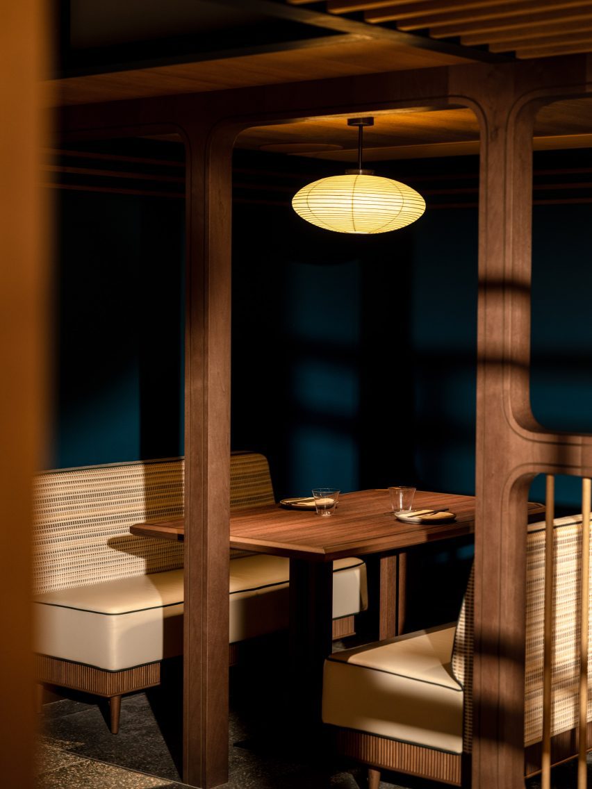 Genso restaurant at Hong Kong's Sha Tin Racecourse, designed by Joyce Wang Studio