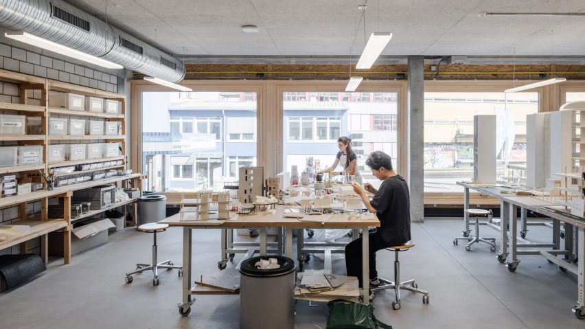 Workspace at Herzog & de Meuron office