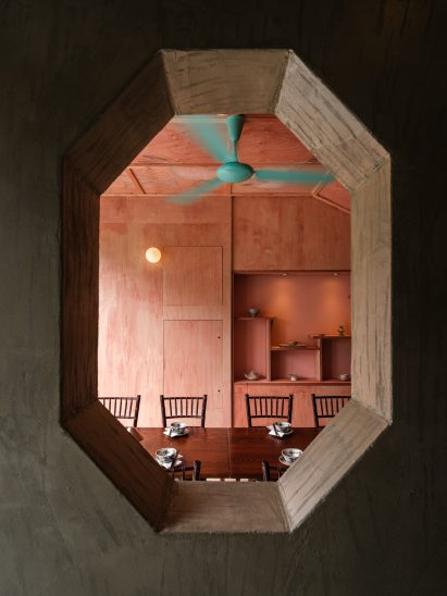 Colourful window into Vietnamese restaurant