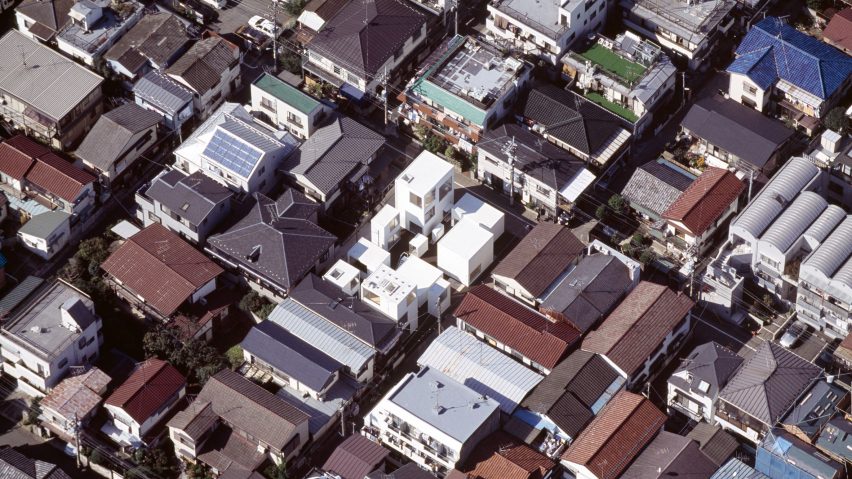Moriyama House by Ryue Nishizawa (2005), captured by Mitsumasa Fujitsuka in 2005