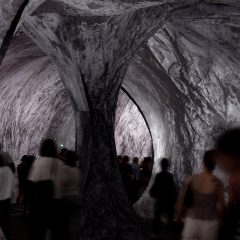 Interior of La Caverne du Pont Neuf by JR