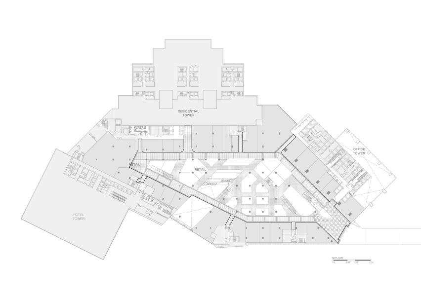 Central Park Bangkok by Linehouse first floor plan