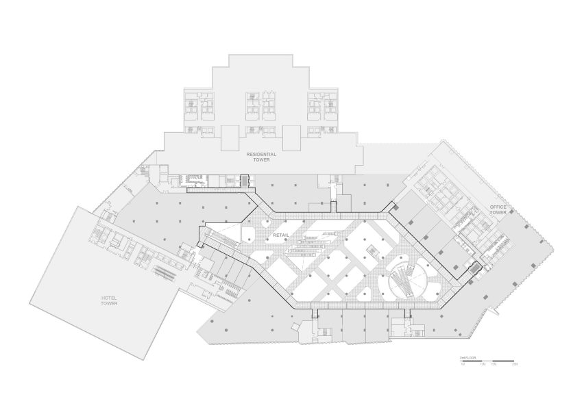 Central Park Bangkok by Linehouse third floor plan