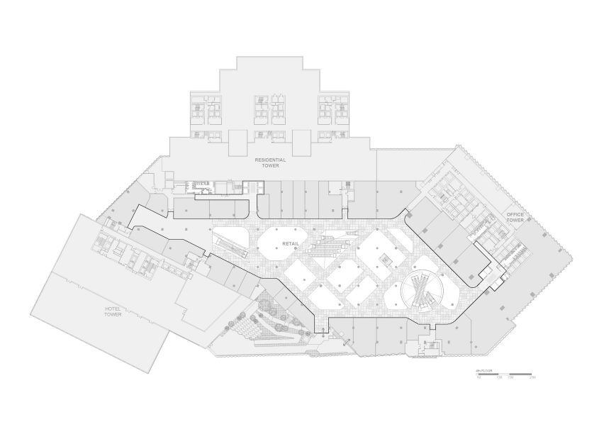 Central Park Bangkok by Linehouse fourth floor plan