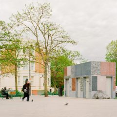 Studio Weave creates stone toilet block in London to "express democracy", comments update