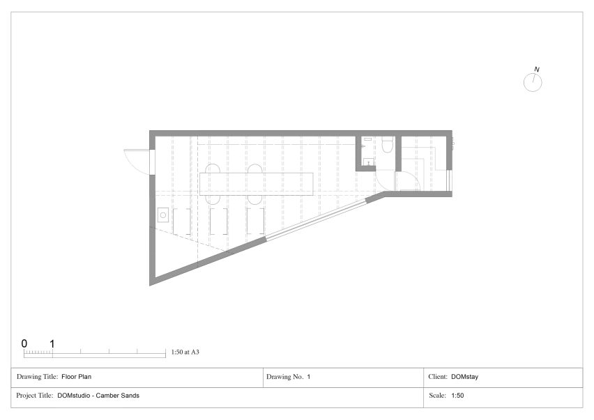 Plan of DOM Studio by Marta Nowicka