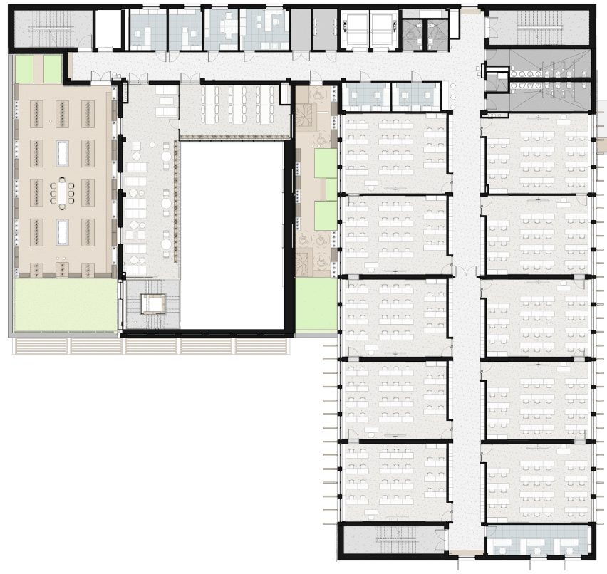 Martin Green Evergreen School floorplans